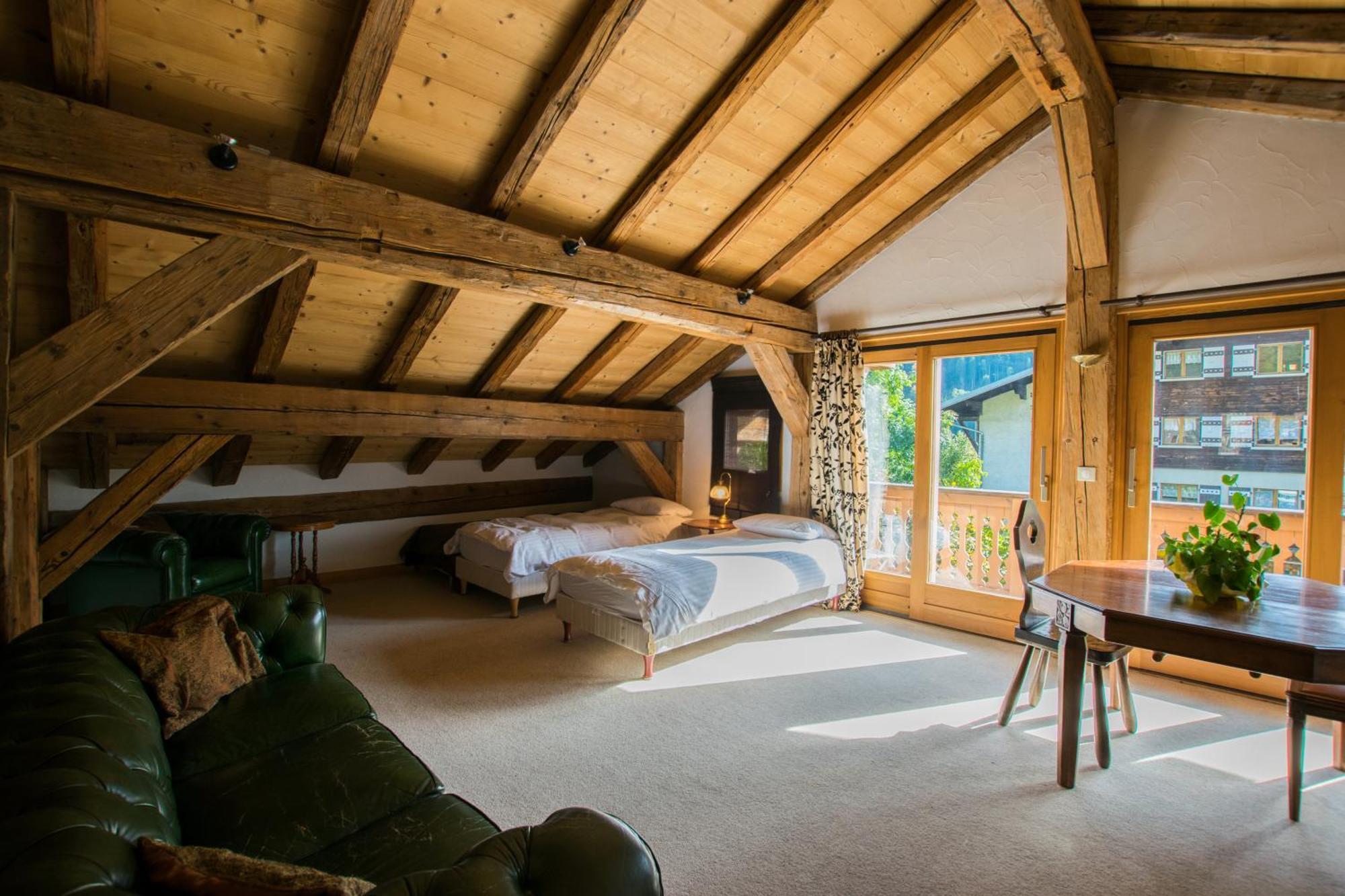 La Ferme Du Chateau La Chapelle-d'Abondance Bagian luar foto